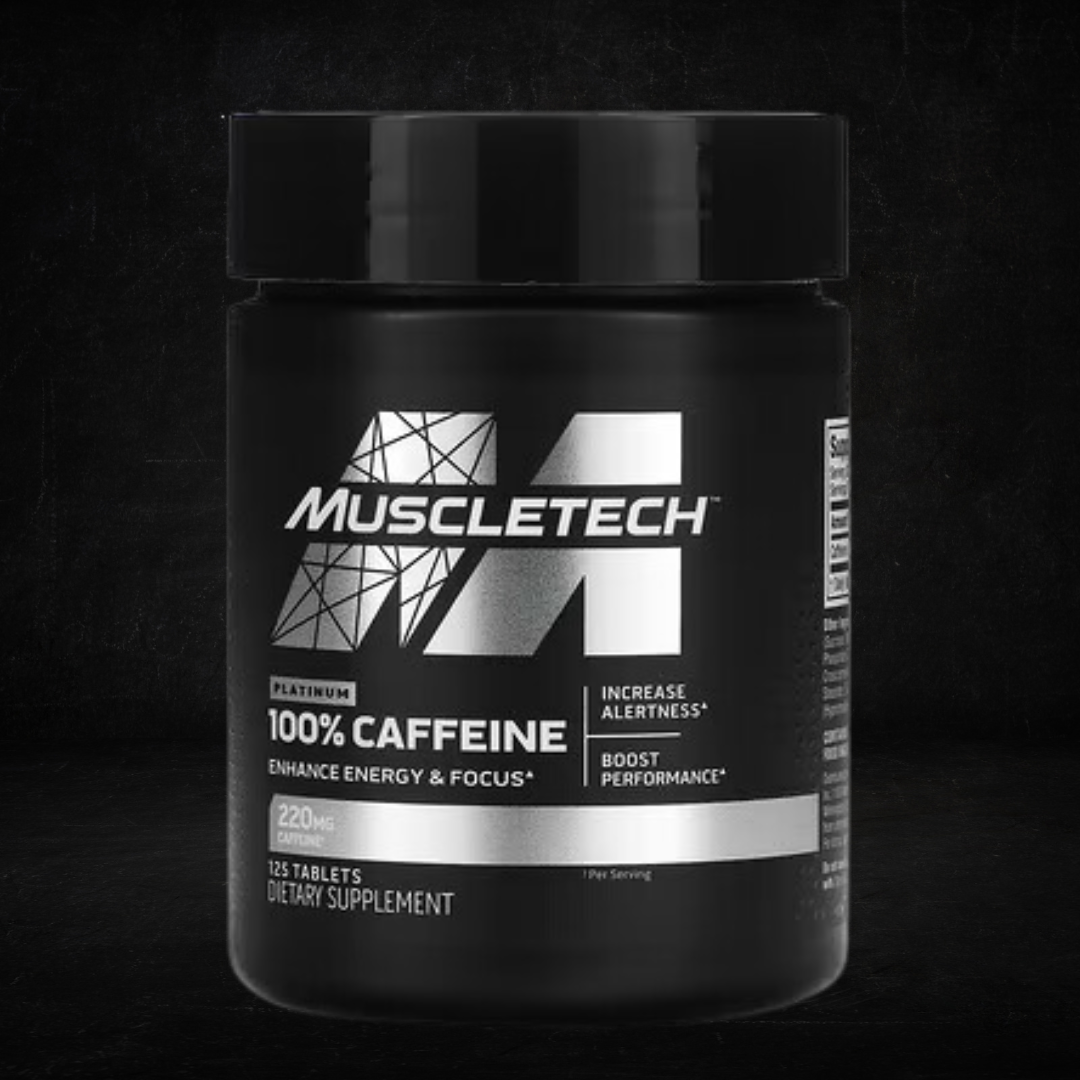 MuscleTech, Línea esencial, Cafeína al 100 % platino.