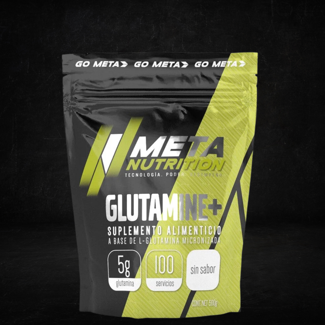 GLUTAMINE+, META NUTRITION, 500grs.