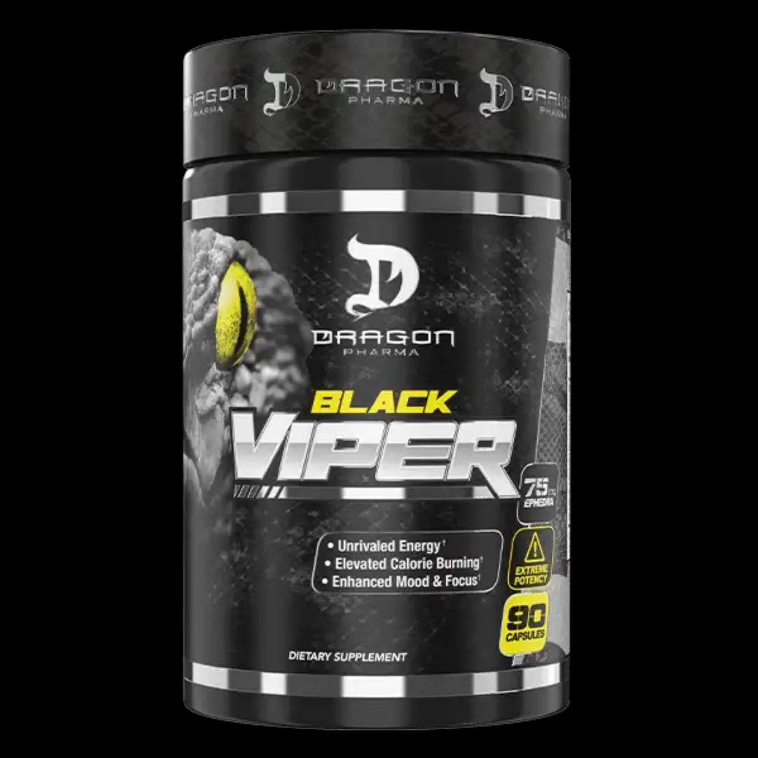 Black viper, sin sabor, 90 capsulas, DRAGON PHARMA