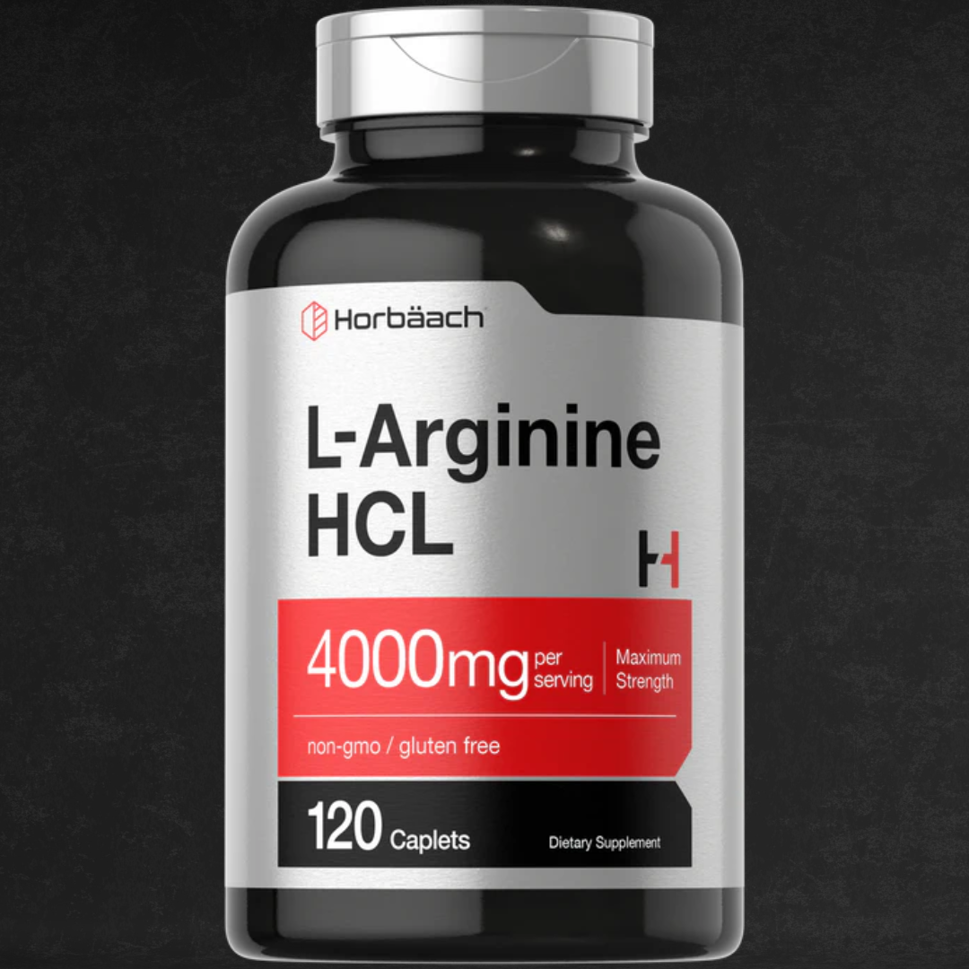 L-Arginine HCL 4000mg, 120CAPS, HORBACH
